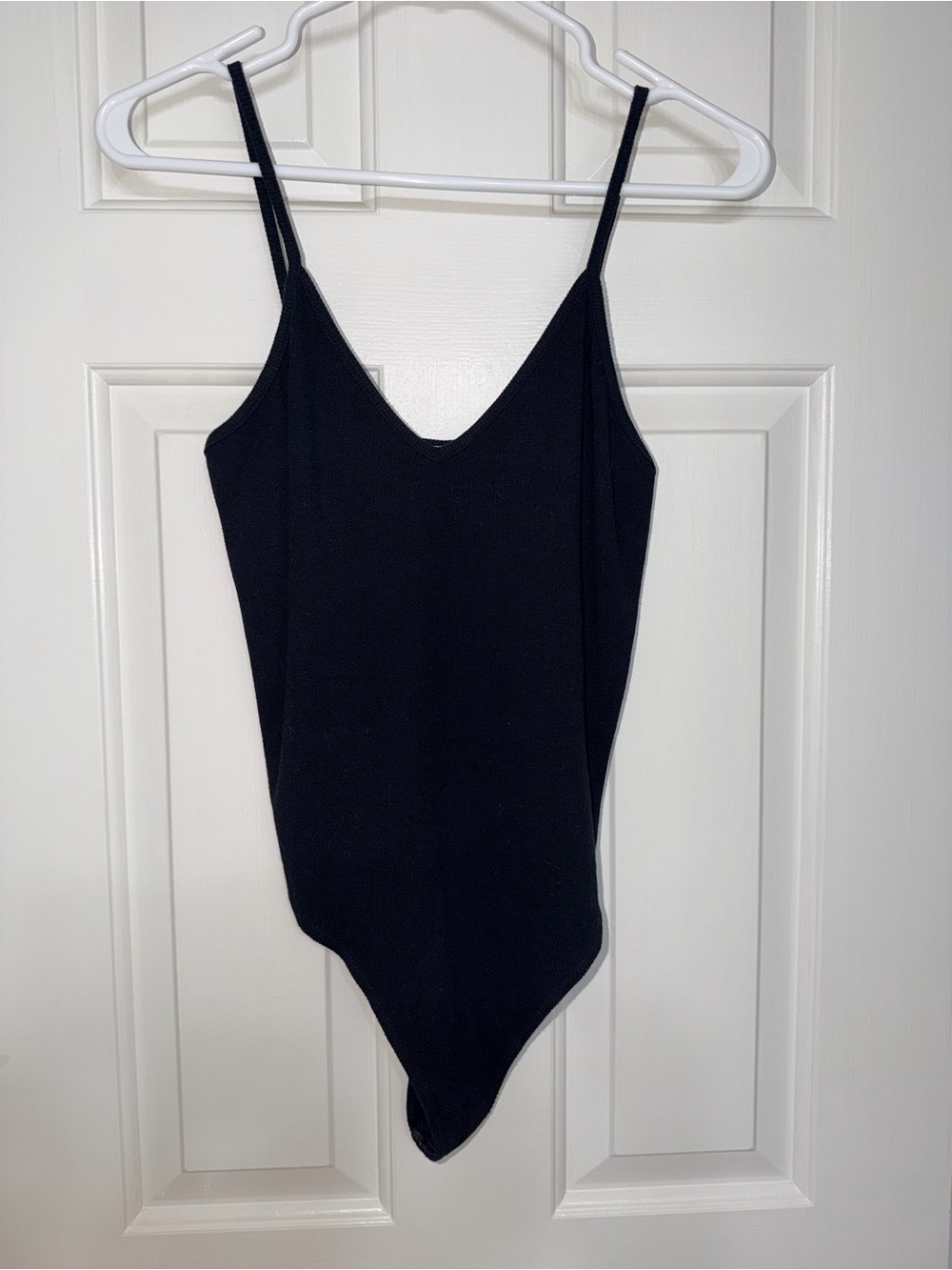 bp Black Spaghetti-Strap Kids One-Piece Bodysuit